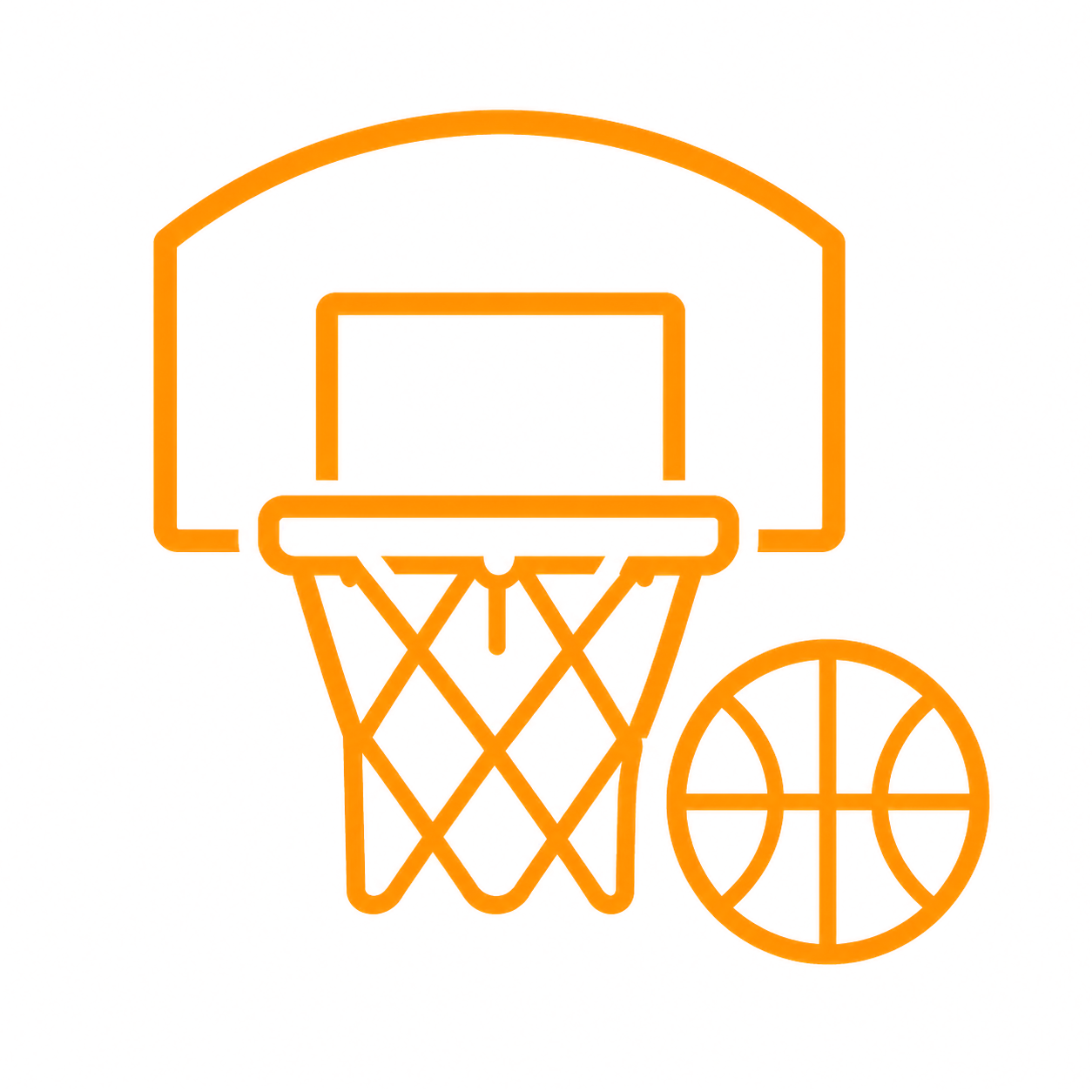 Basketball hoops at Smash N Pool, Blacktown